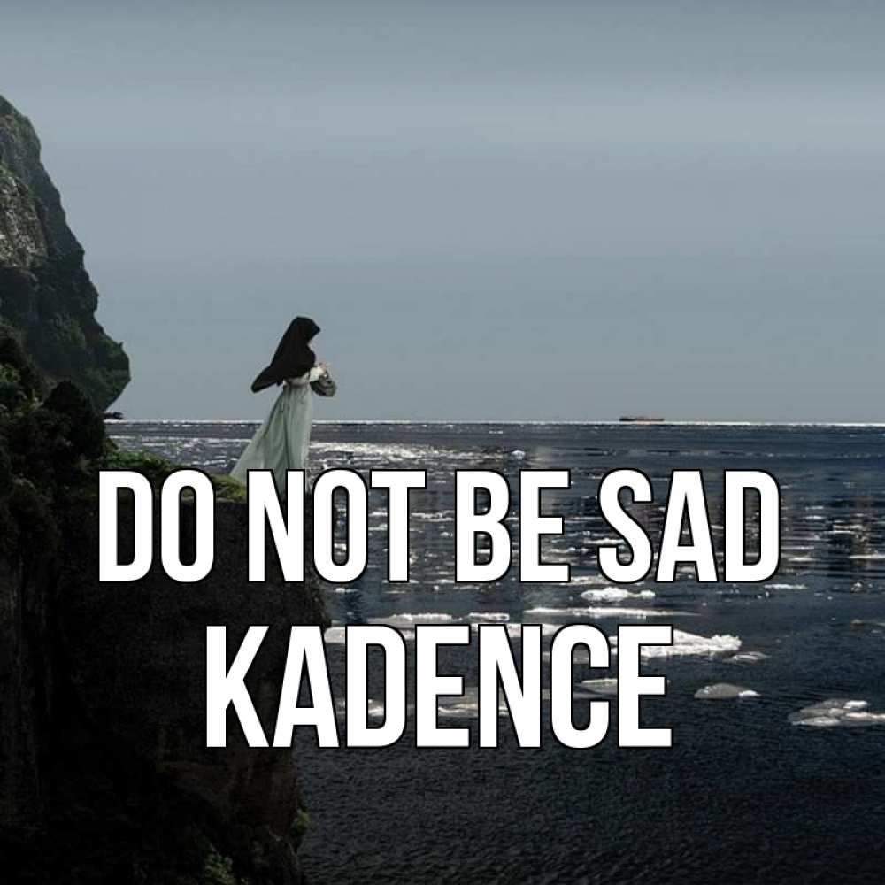 Greetings card с именем, Kadence Do not be sad весна лед тает Greetings with text for free download 