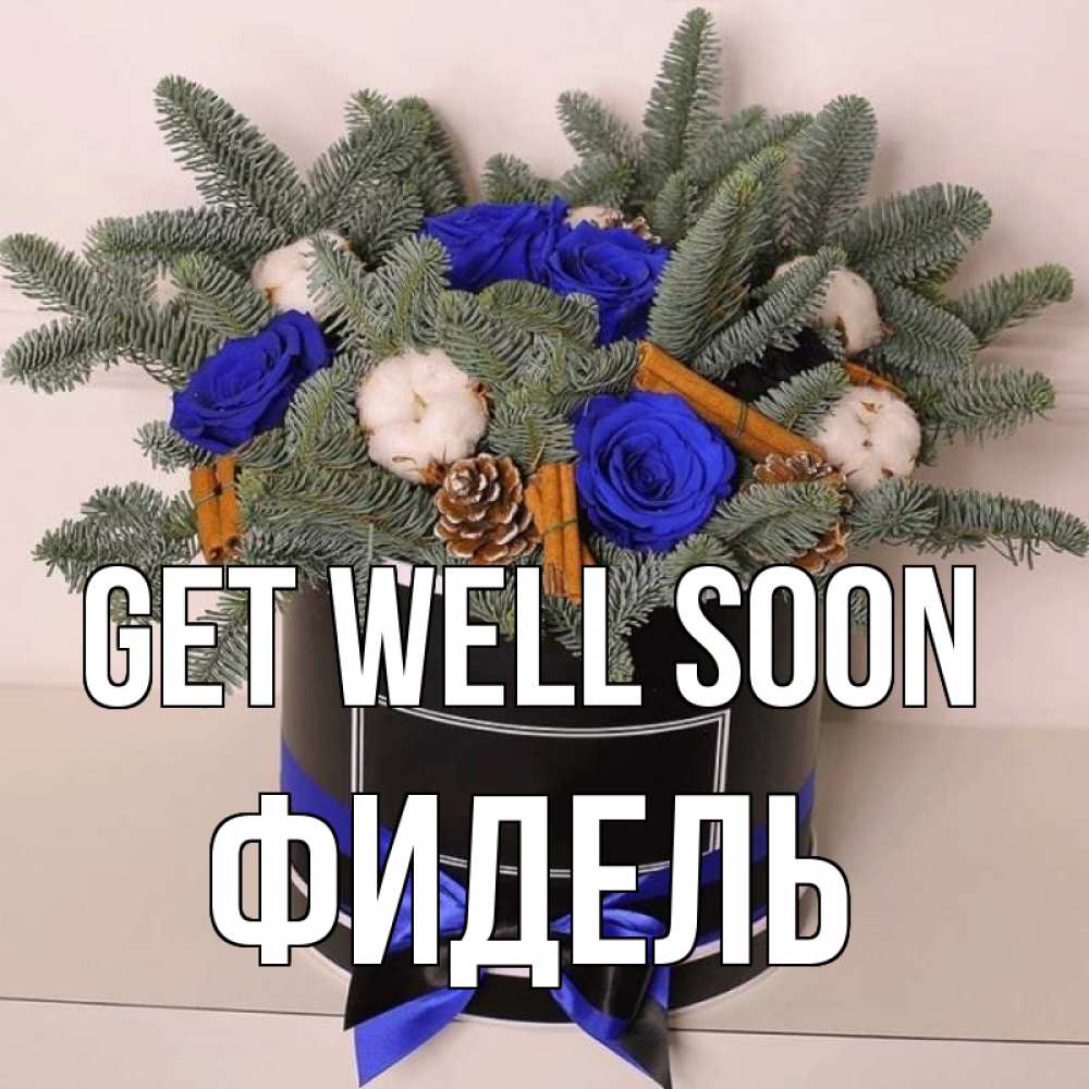 Greetings card с именем, Фидель Get well soon короче кто то загрузил эти шишки Greetings with text for free download 