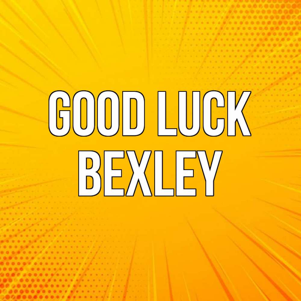 Greetings card с именем, Bexley Good luck фон Greetings with text for free download 