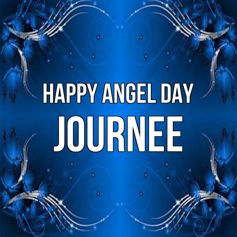 Greetings card с именем, Journee happy angel day красивая рамочка с узорами Greetings with text for free download 