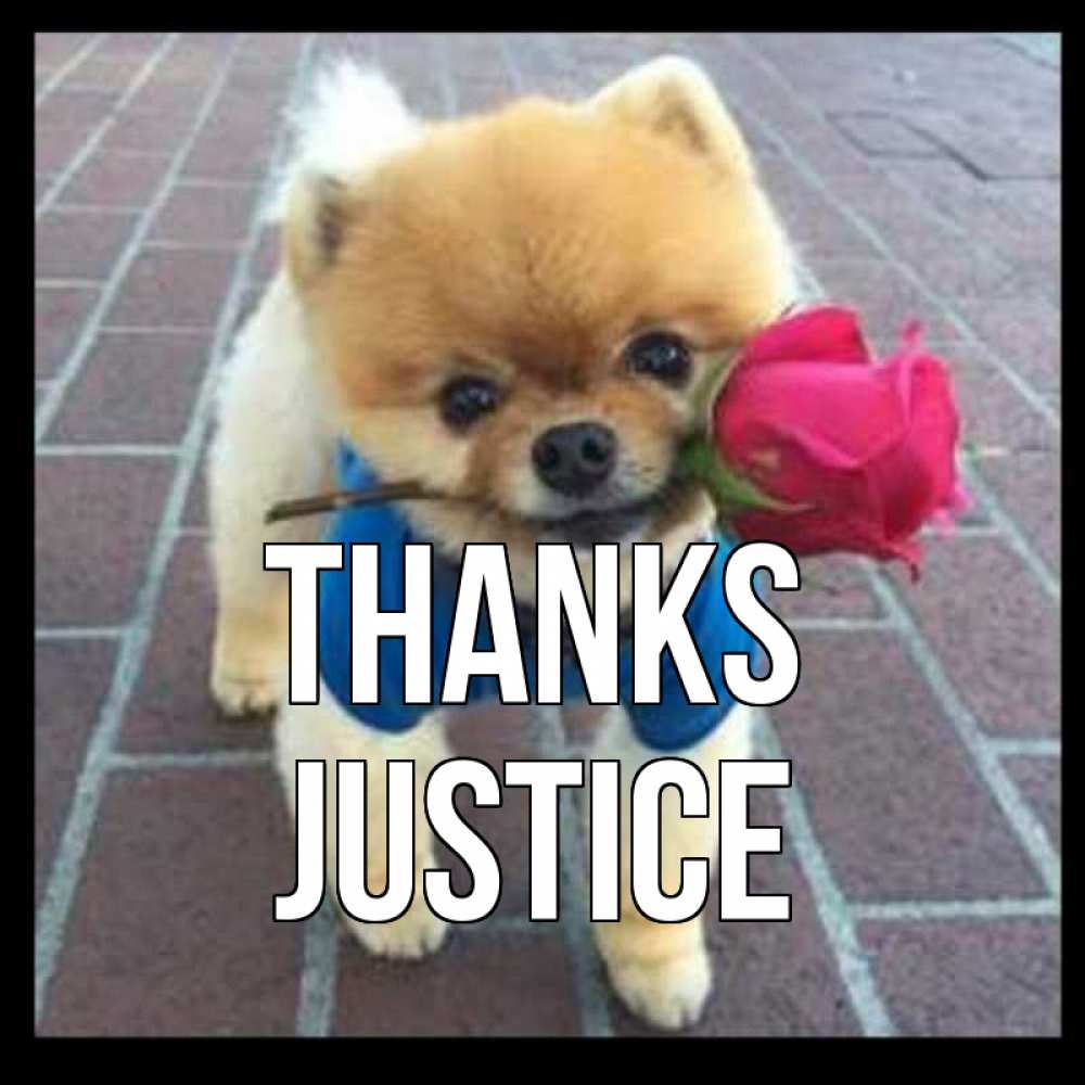 Greetings card с именем, Justice Thanks спасибо и дарю тебе цветок Greetings with text for free download 