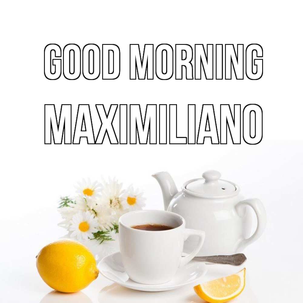 Greetings card с именем, Maximiliano Good morning сиреневые цветы Greetings with text for free download 