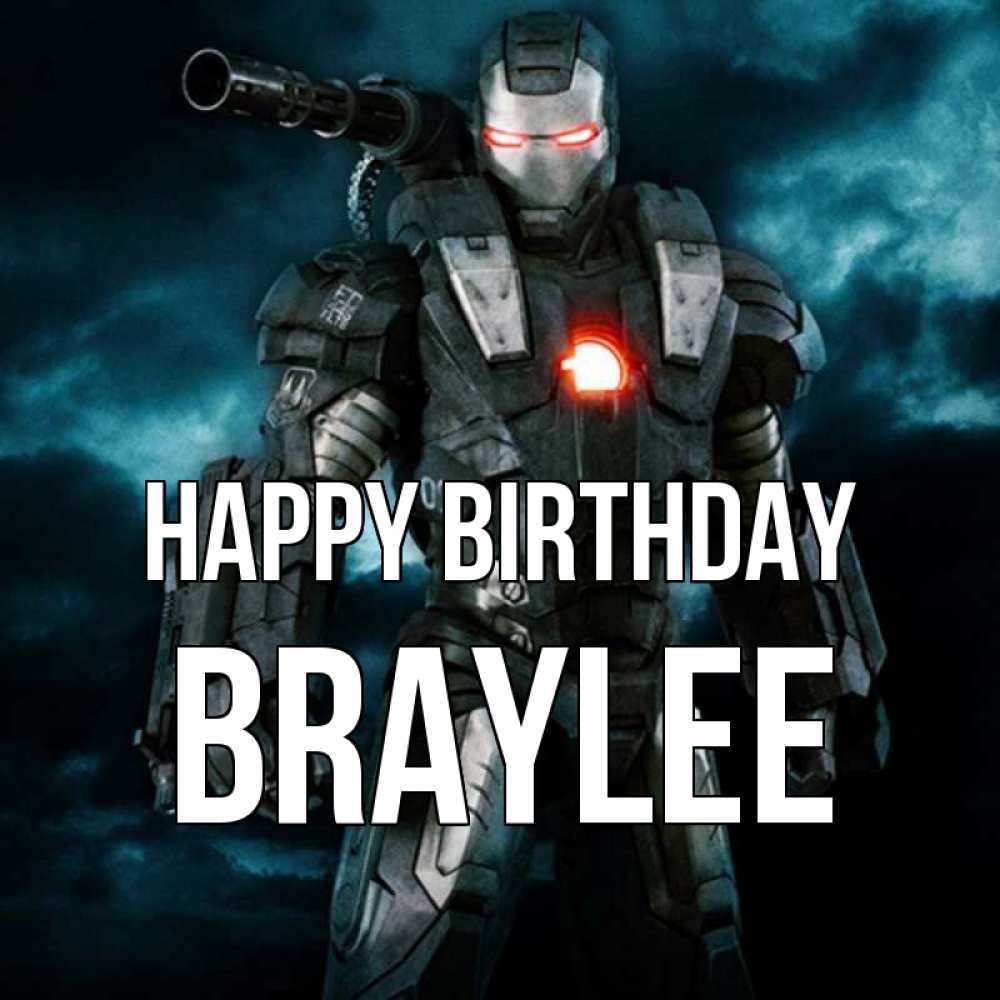 Greetings card с именем, Braylee Happy Birthday марвел супергерой в новом костюме Greetings with text for free download 