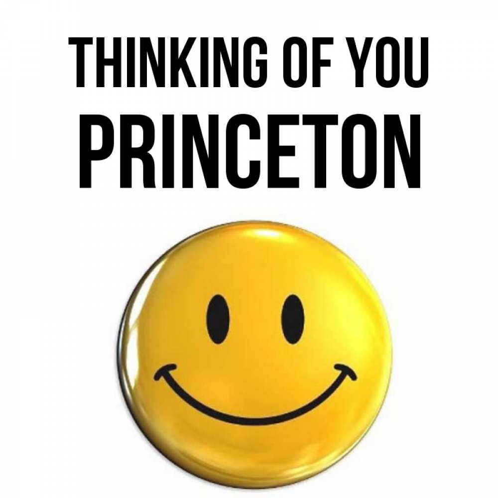 Greetings card с именем, Princeton Thinking of you создать открытку с подписью своими руками Greetings with text for free download 