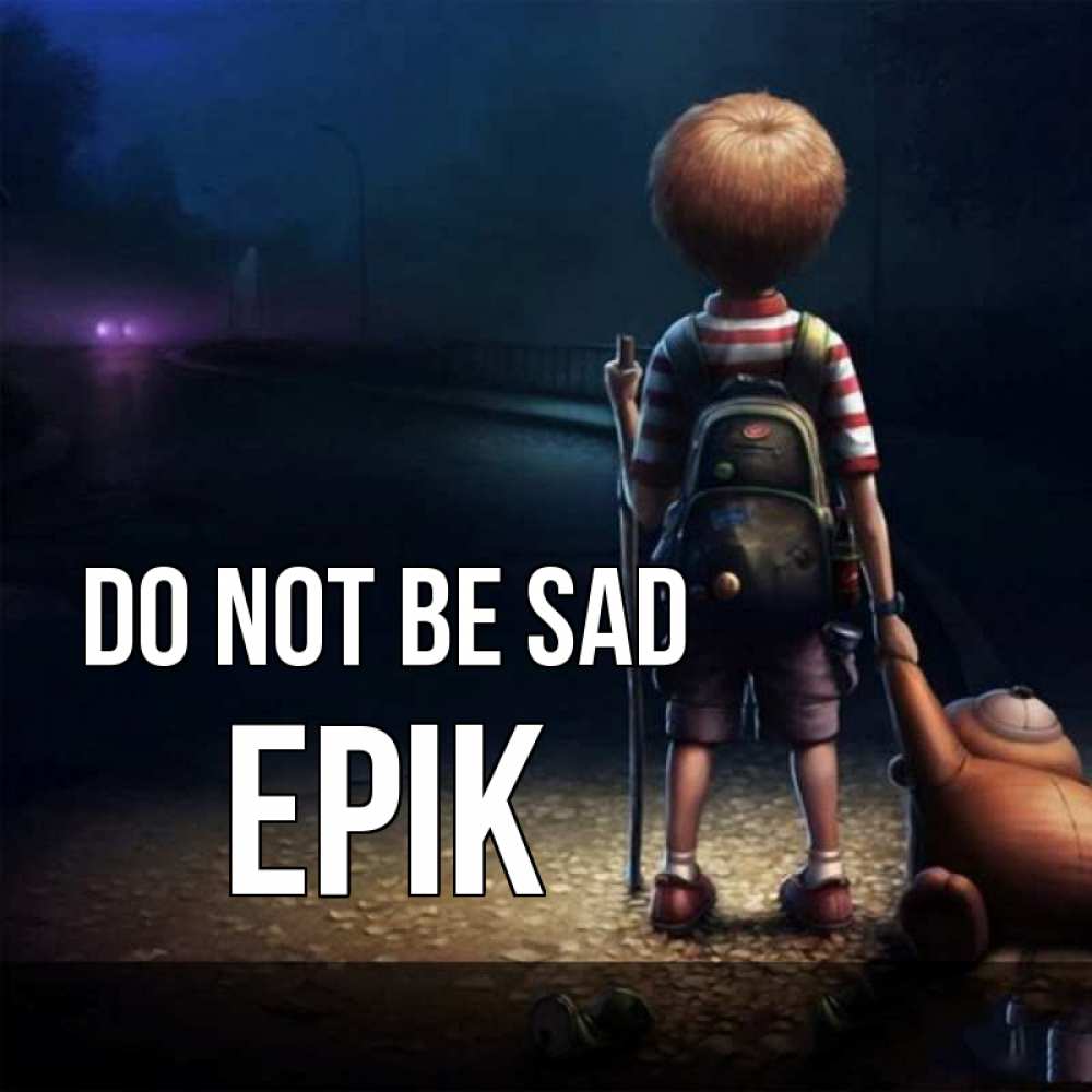 Greetings card с именем, Ерік Do not be sad мишка рюкзак ребенок Greetings with text for free download 