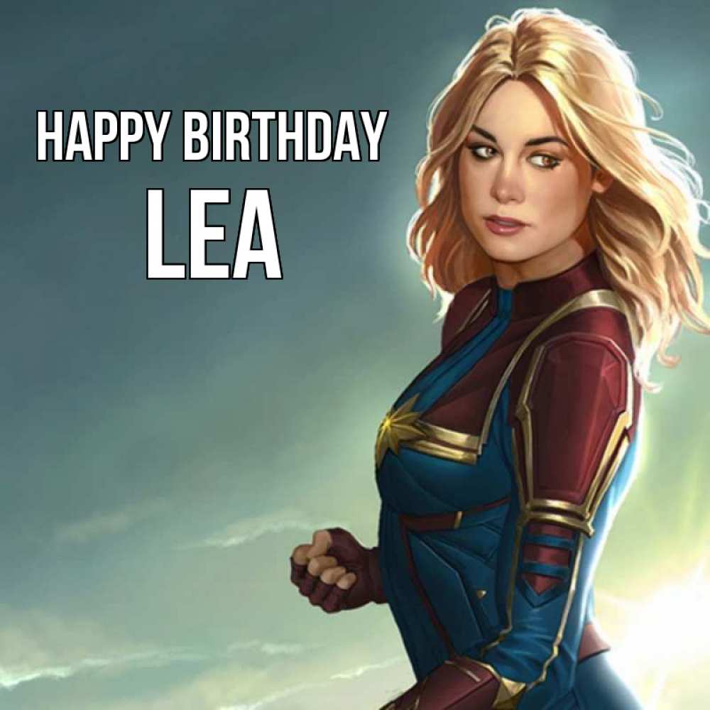 Greetings card с именем, Lea Happy Birthday холод жара Greetings with text for free download 