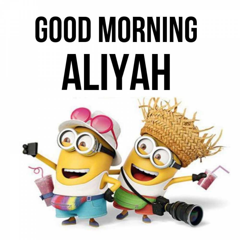 Greetings card с именем, Aliyah Good morning карнавал Greetings with text for free download 