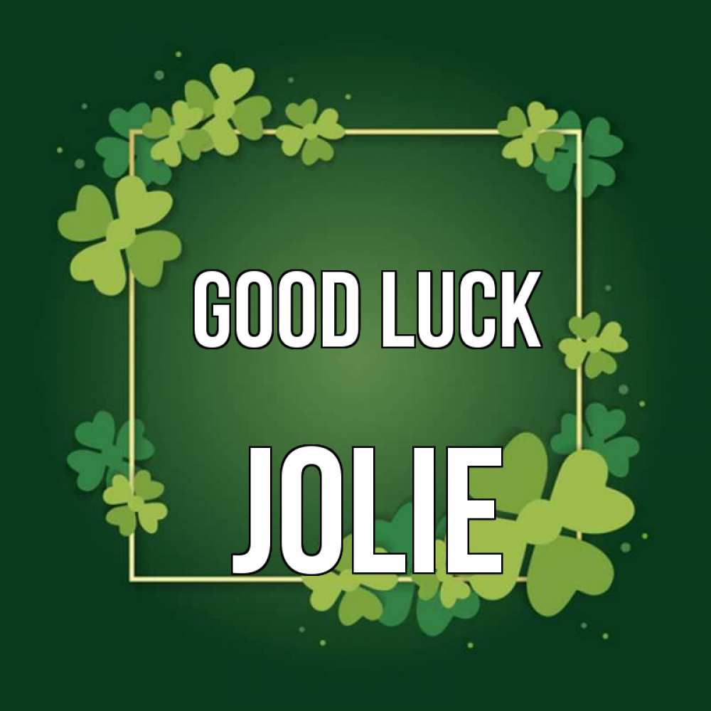 Greetings card с именем, Jolie Good luck квадратная рамка 3 Greetings with text for free download 