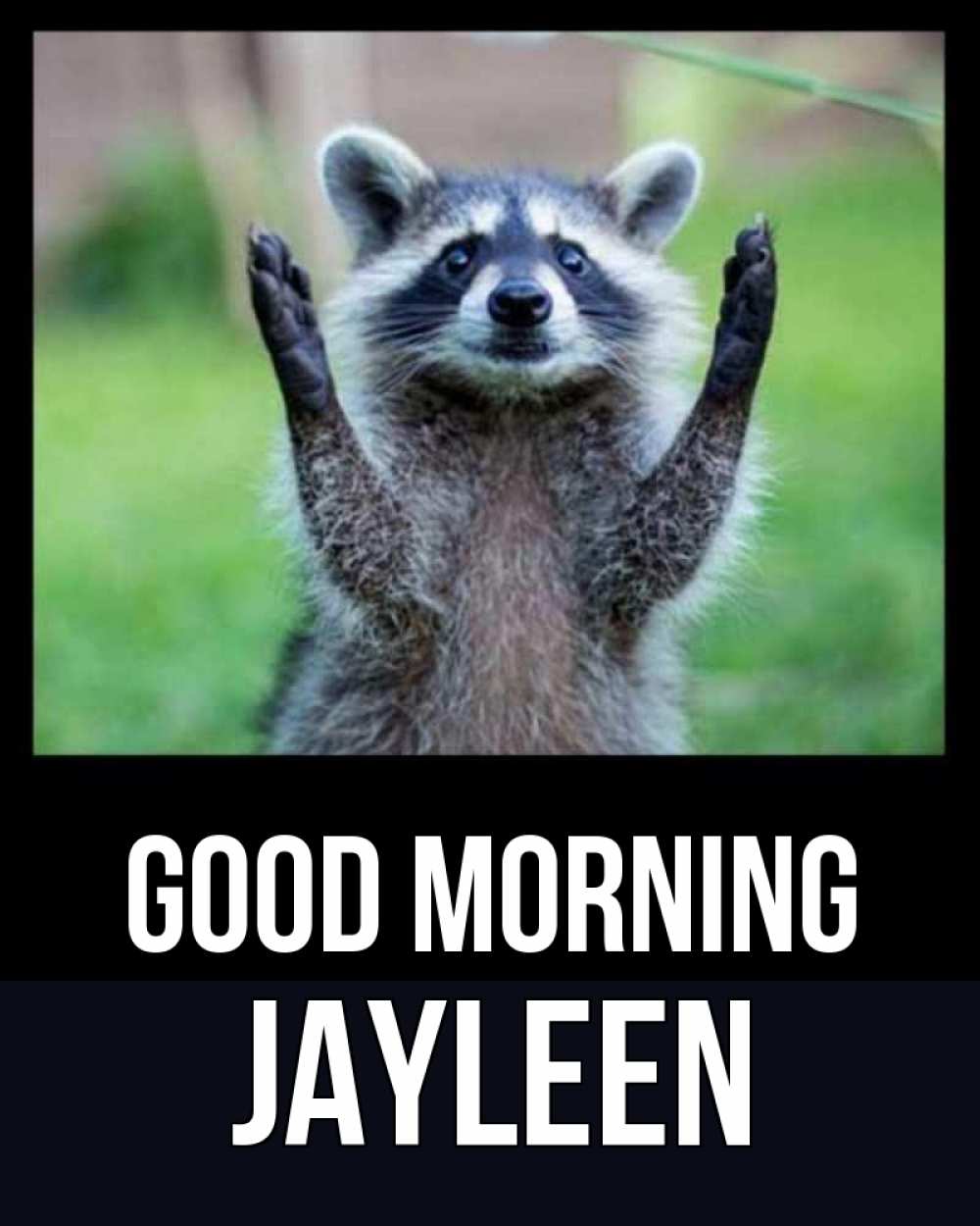 Greetings card с именем, Jayleen Good morning хорошее настроение утречком Greetings with text for free download 