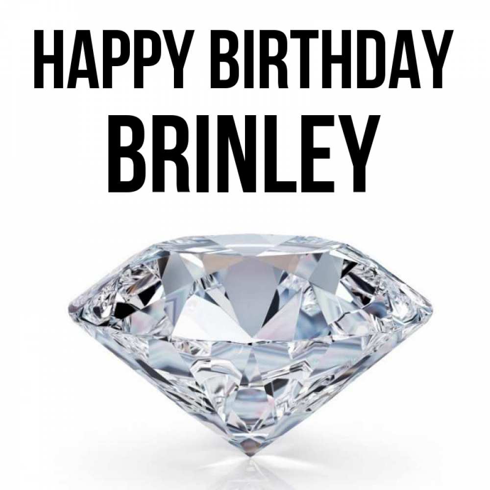 Greetings card с именем, Brinley Happy Birthday к пожеланием быть богатым Greetings with text for free download 