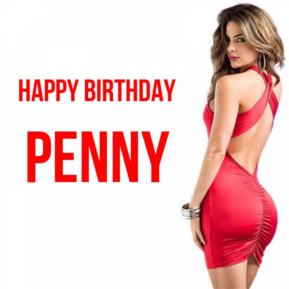 Greetings card с именем, Penny Happy Birthday Поздравительная открытка для парня или подруги Greetings with text for free download 