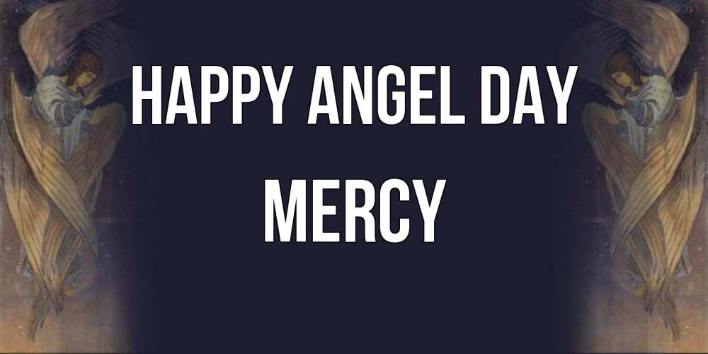 Greetings card с именем, Mercy happy angel day день ангела Greetings with text for free download 