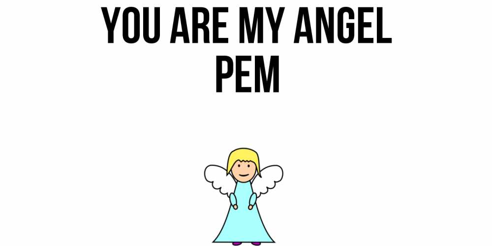 Greetings card с именем, Рем You are my angel ангел Greetings with text for free download 