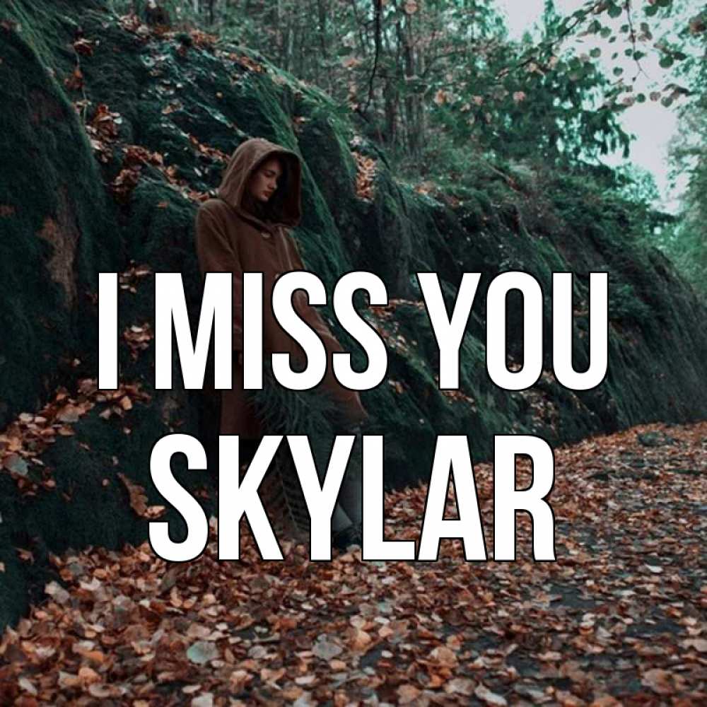 Greetings card с именем, Skylar I miss you скука 1 Greetings with text for free download 