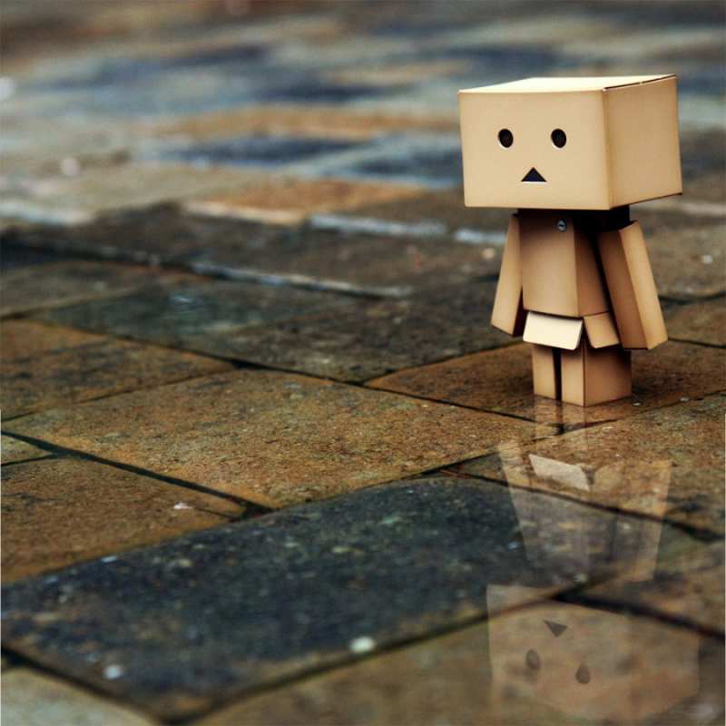 Открытка кукла в стиле майнкрафт  Стив  Do not be sad 