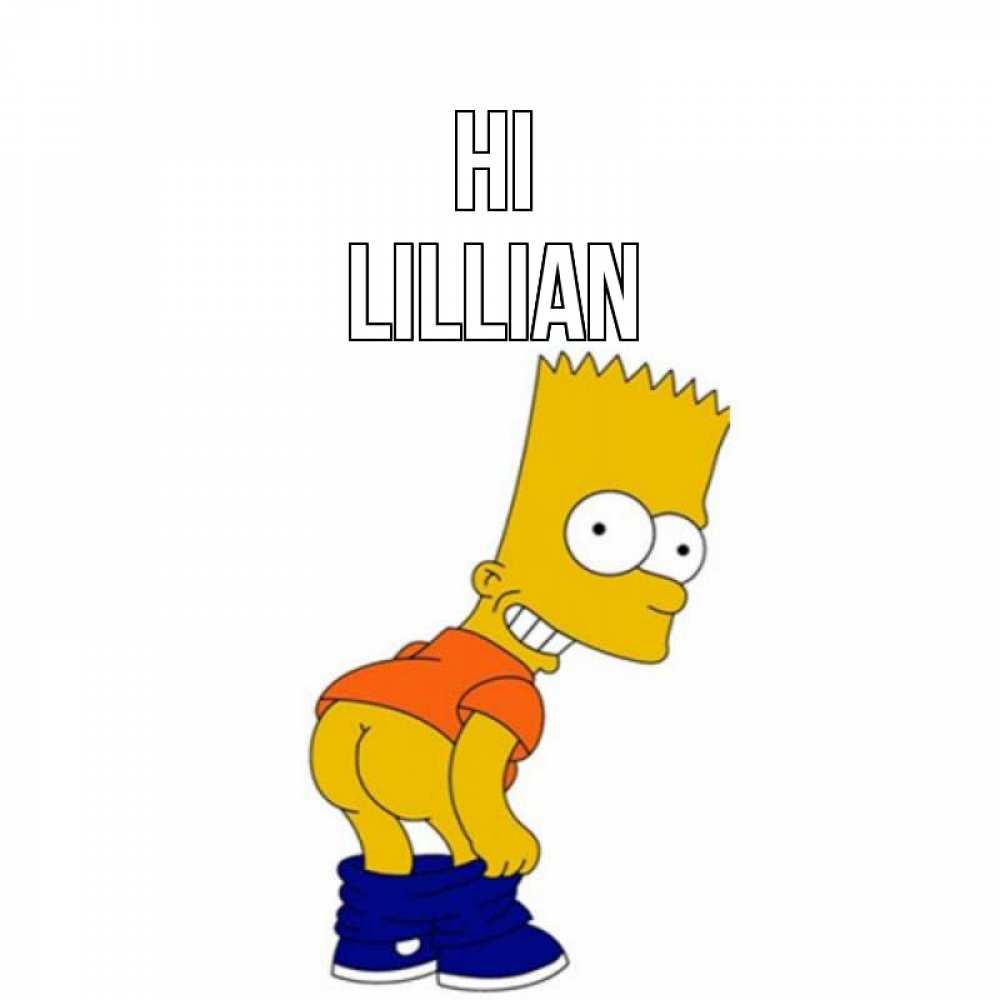 Greetings card с именем, Lillian Hi попочка Greetings with text for free download 