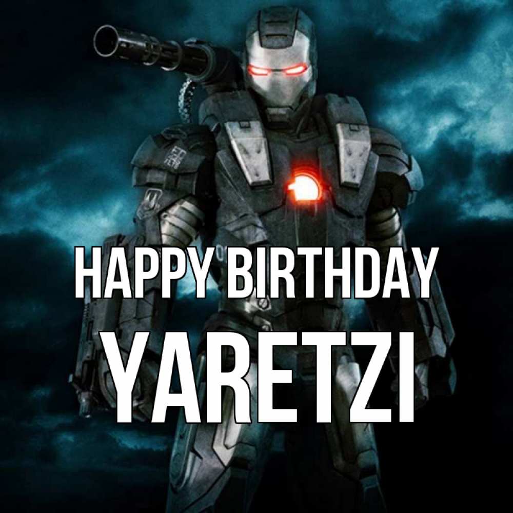 Greetings card с именем, Yaretzi Happy Birthday марвел супергерой в новом костюме Greetings with text for free download 
