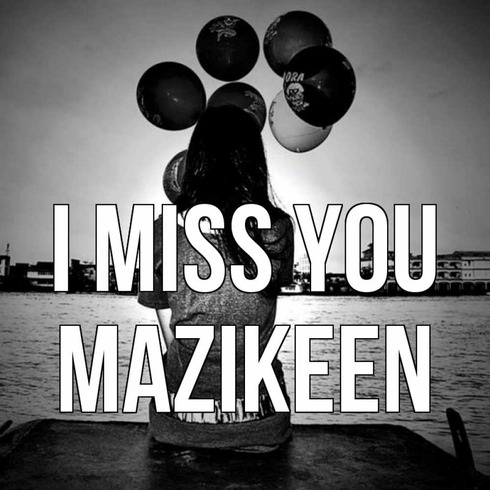 Greetings card с именем, Mazikeen I miss you девушка на мосту 1 Greetings with text for free download 