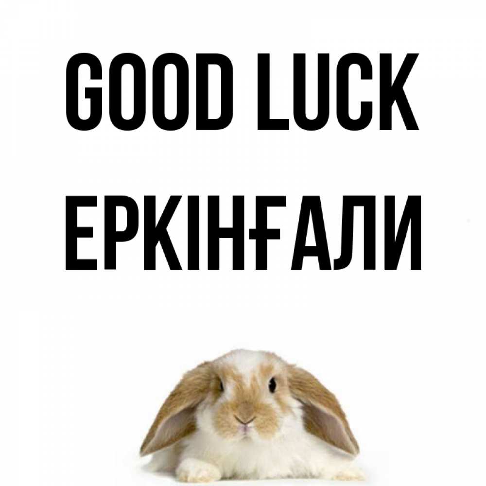 Greetings card с именем, Еркінғали Good luck открытки с произвольным текстом который можно вставить в открытку и создать ее самостоятельно бесплатно онлайн Greetings with text for free download 