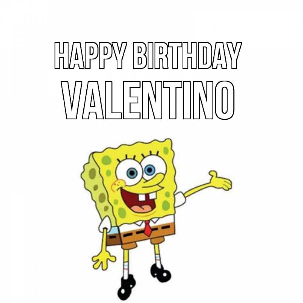 Greetings card с именем, Valentino Happy Birthday веселые Greetings with text for free download 