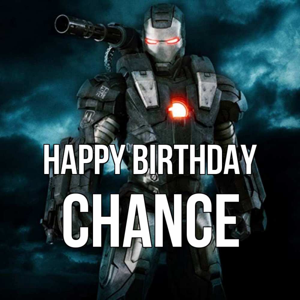 Greetings card с именем, Chance Happy Birthday марвел супергерой в новом костюме Greetings with text for free download 