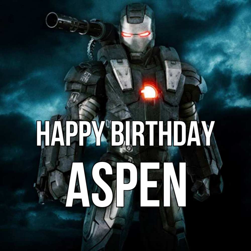 Greetings card с именем, Aspen Happy Birthday марвел супергерой в новом костюме Greetings with text for free download 