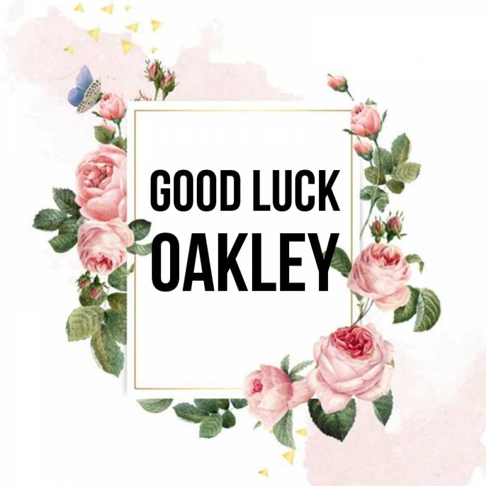 Greetings card с именем, Oakley Good luck розовые розы Greetings with text for free download 