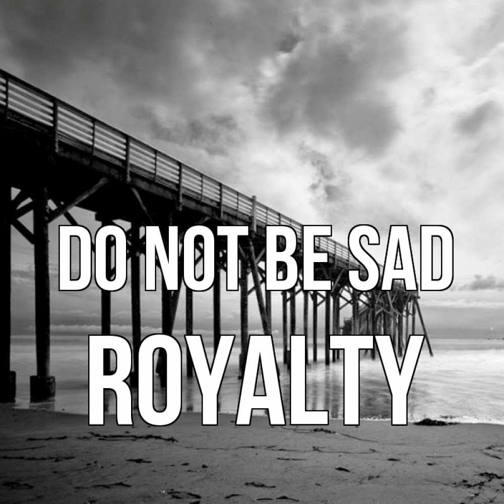 Greetings card с именем, Royalty Do not be sad вода и пляж под мостом Greetings with text for free download 