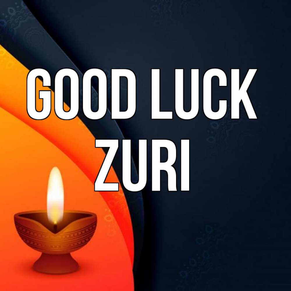 Greetings card с именем, Zuri Good luck абстрактный фон Greetings with text for free download 