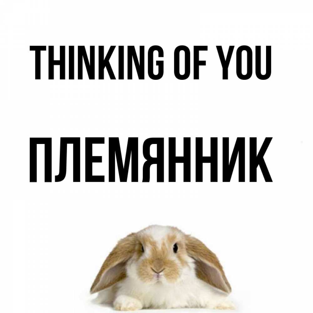 Greetings card с именем, Племянник Thinking of you подписать своими руками онлайн Greetings with text for free download 