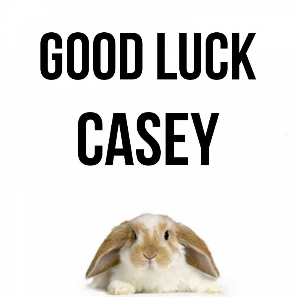 Greetings card с именем, Casey Good luck открытки с произвольным текстом который можно вставить в открытку и создать ее самостоятельно бесплатно онлайн Greetings with text for free download 