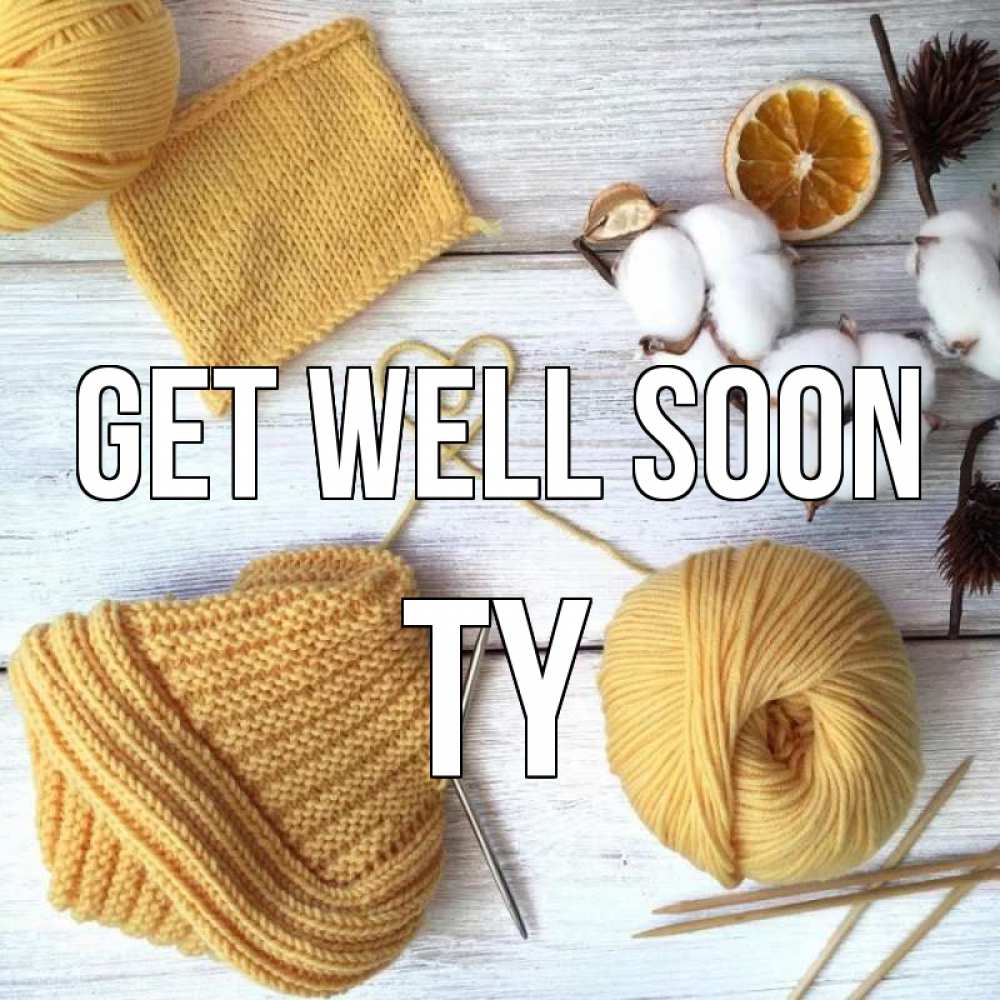 Greetings card с именем, Ty Get well soon выздоравливай Greetings with text for free download 