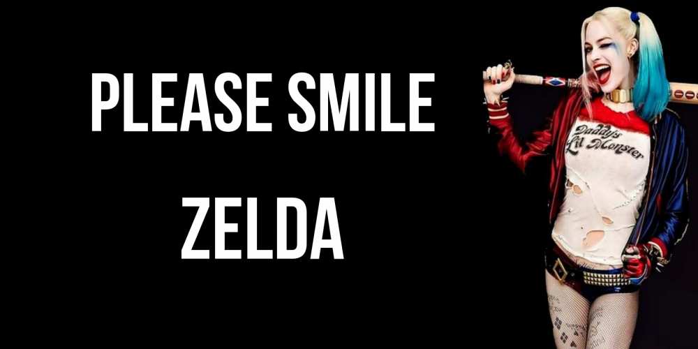 Greetings card с именем, Zelda Please smile пожелания быть позитивным Greetings with text for free download 
