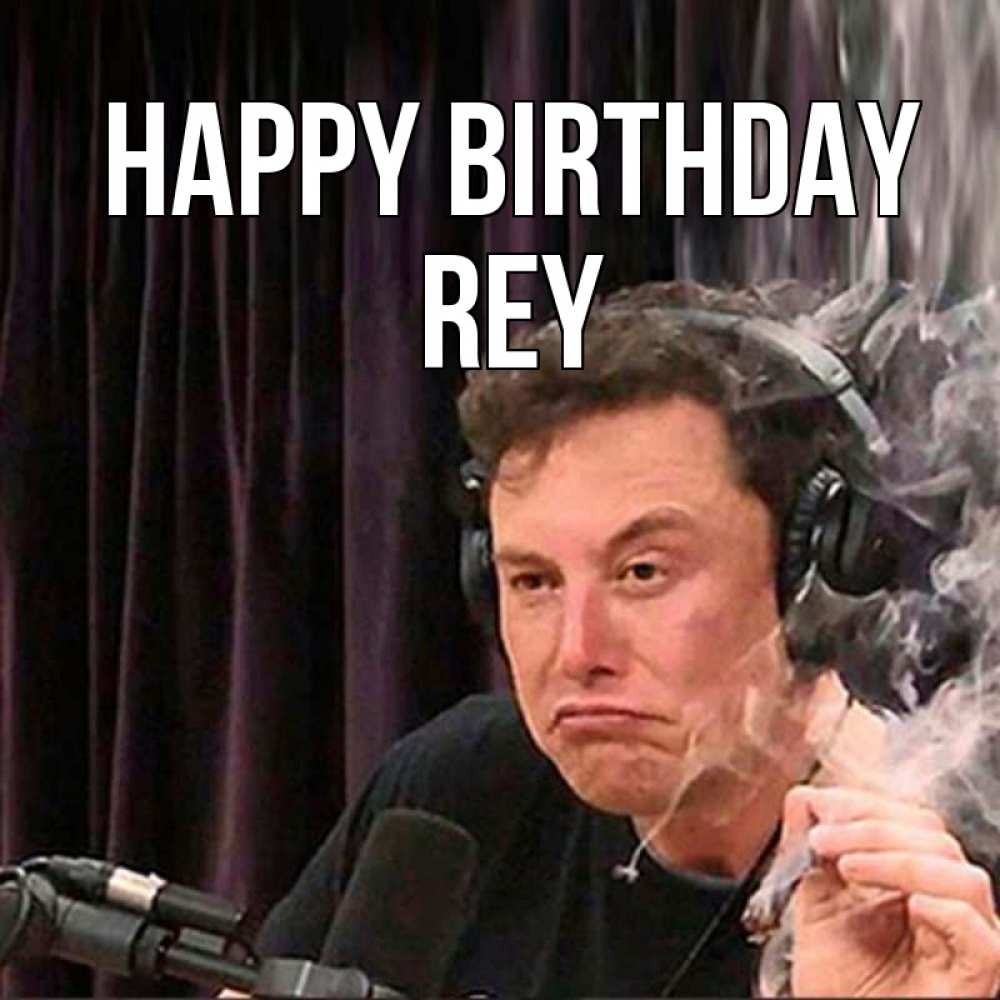 Greetings card с именем, Rey Happy Birthday МЕМ Greetings with text for free download 