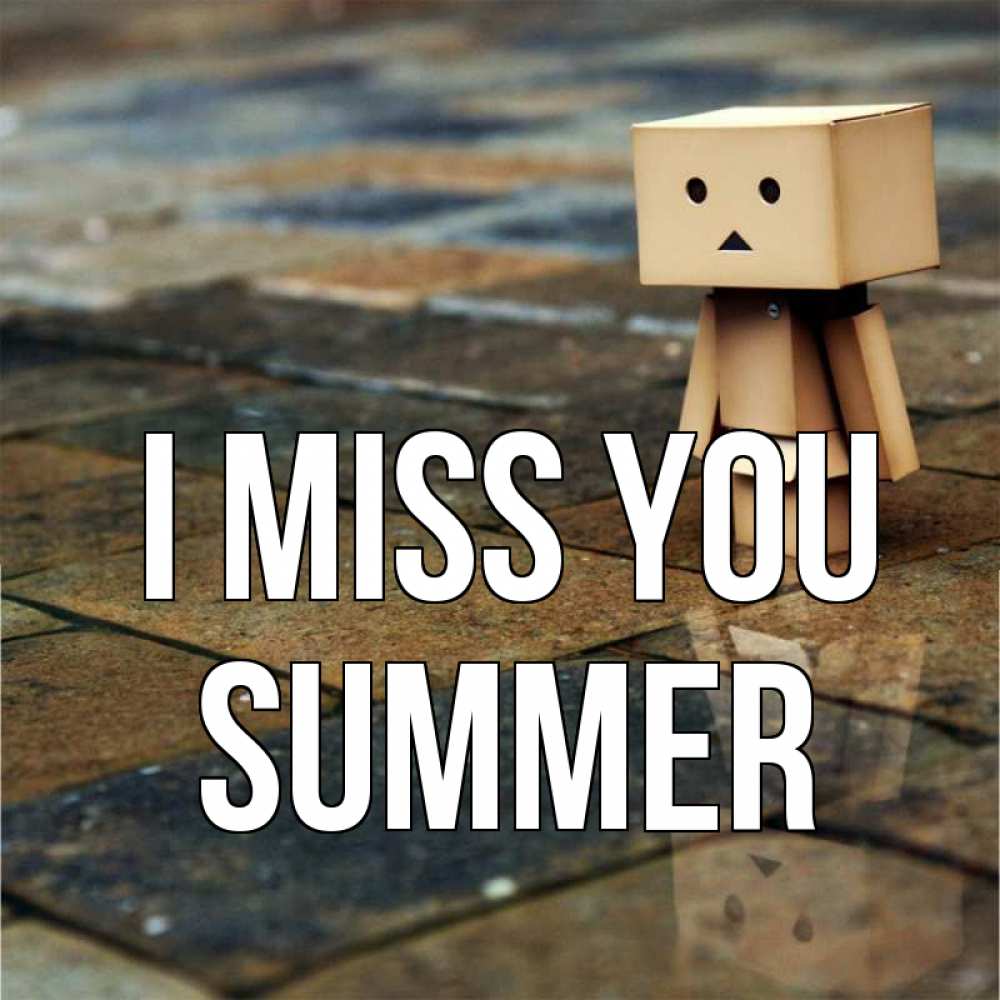 Greetings card с именем, Summer I miss you куколка из картона в стиле майнкрафт Greetings with text for free download 