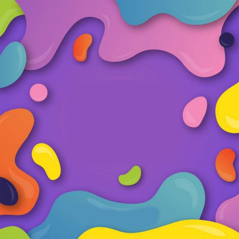 Открытка пятна краски  абстрактное что то  Good luck 