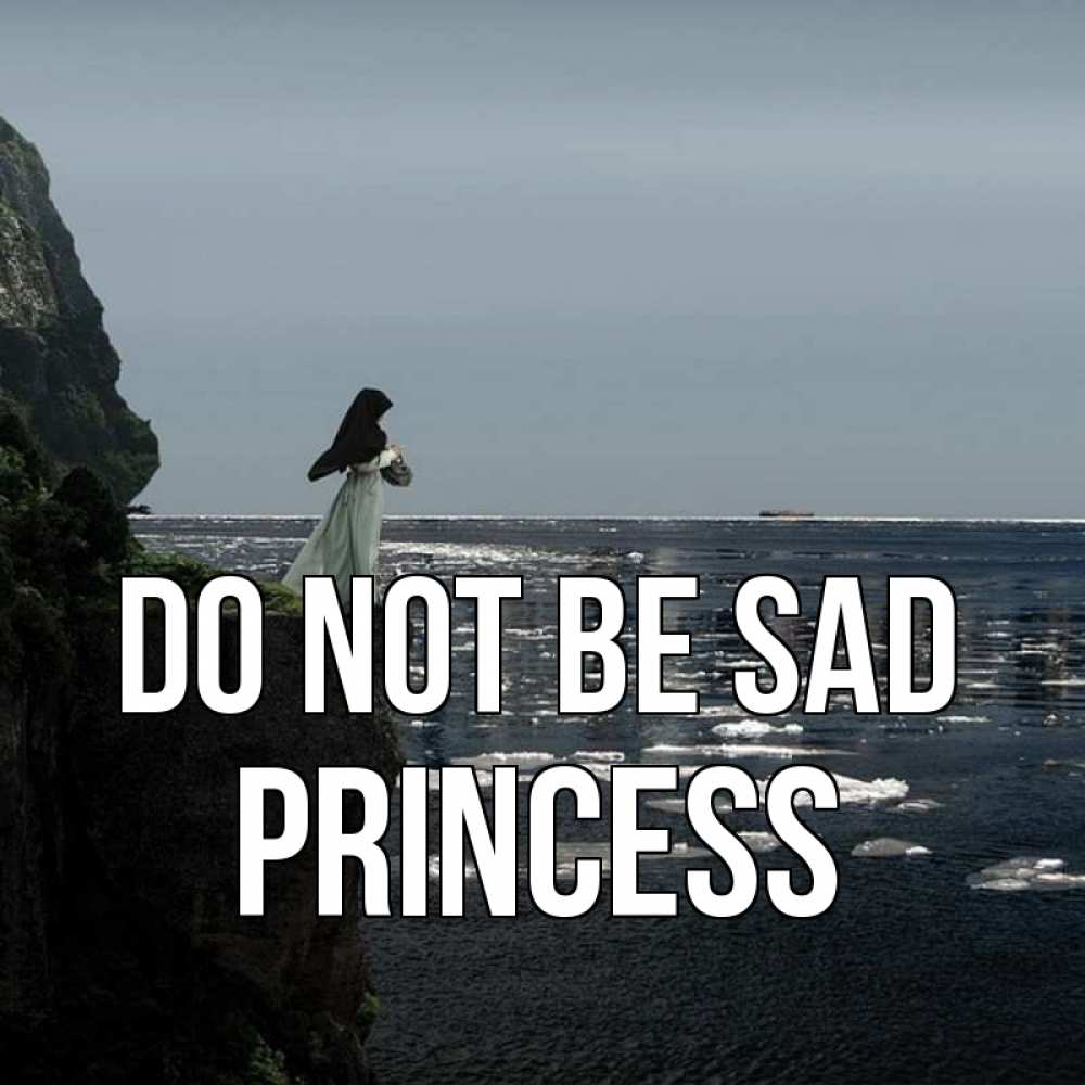 Greetings card с именем, Princess Do not be sad весна лед тает Greetings with text for free download 