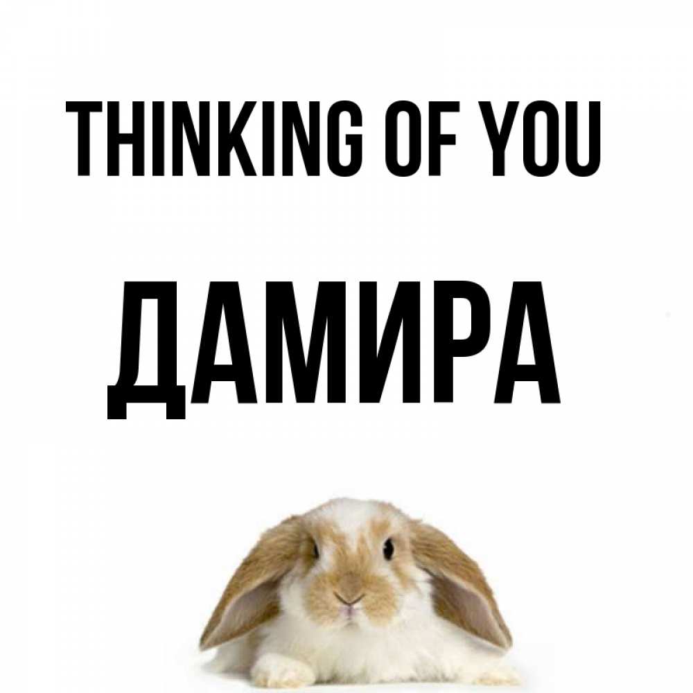 Greetings card с именем, ДАМИРА Thinking of you подписать своими руками онлайн Greetings with text for free download 