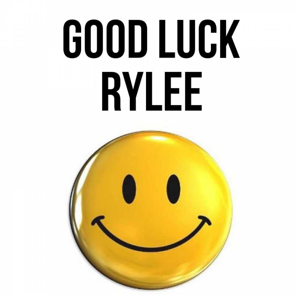 Greetings card с именем, Rylee Good luck для поднятия настроения открытки на каждый день Greetings with text for free download 