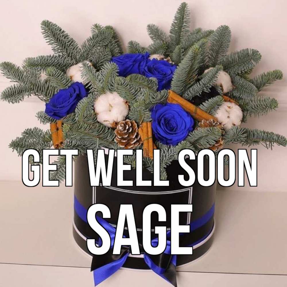 Greetings card с именем, Sage Get well soon короче кто то загрузил эти шишки Greetings with text for free download 