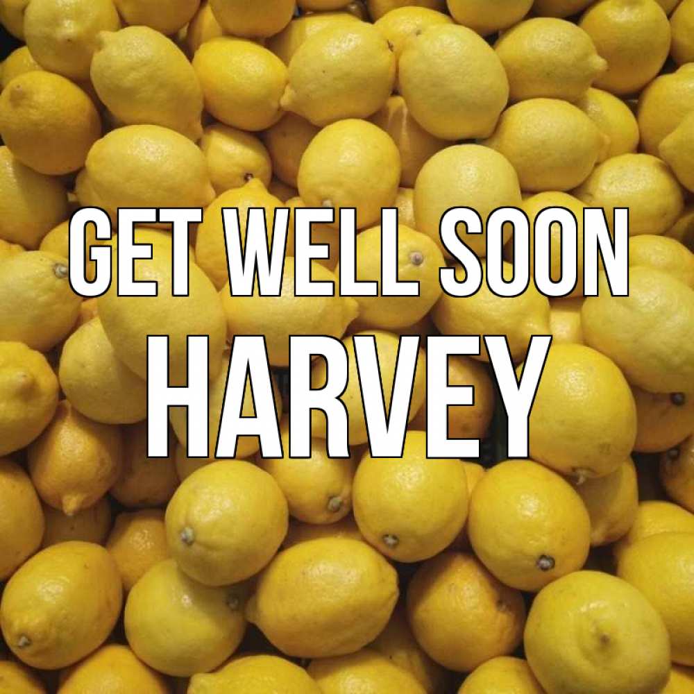 Greetings card с именем, Harvey Get well soon это точно поможет Greetings with text for free download 
