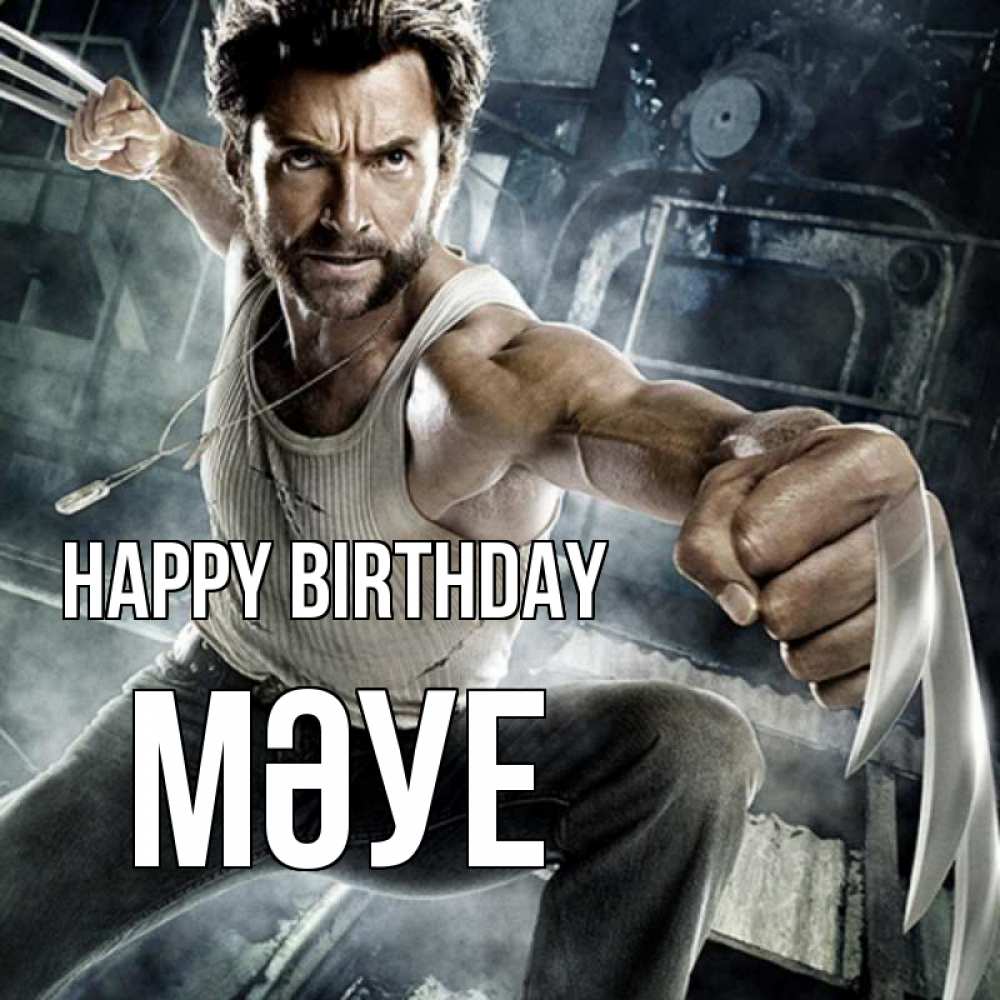 Greetings card с именем, МӘУЕ Happy Birthday супергерой в ярости Greetings with text for free download 