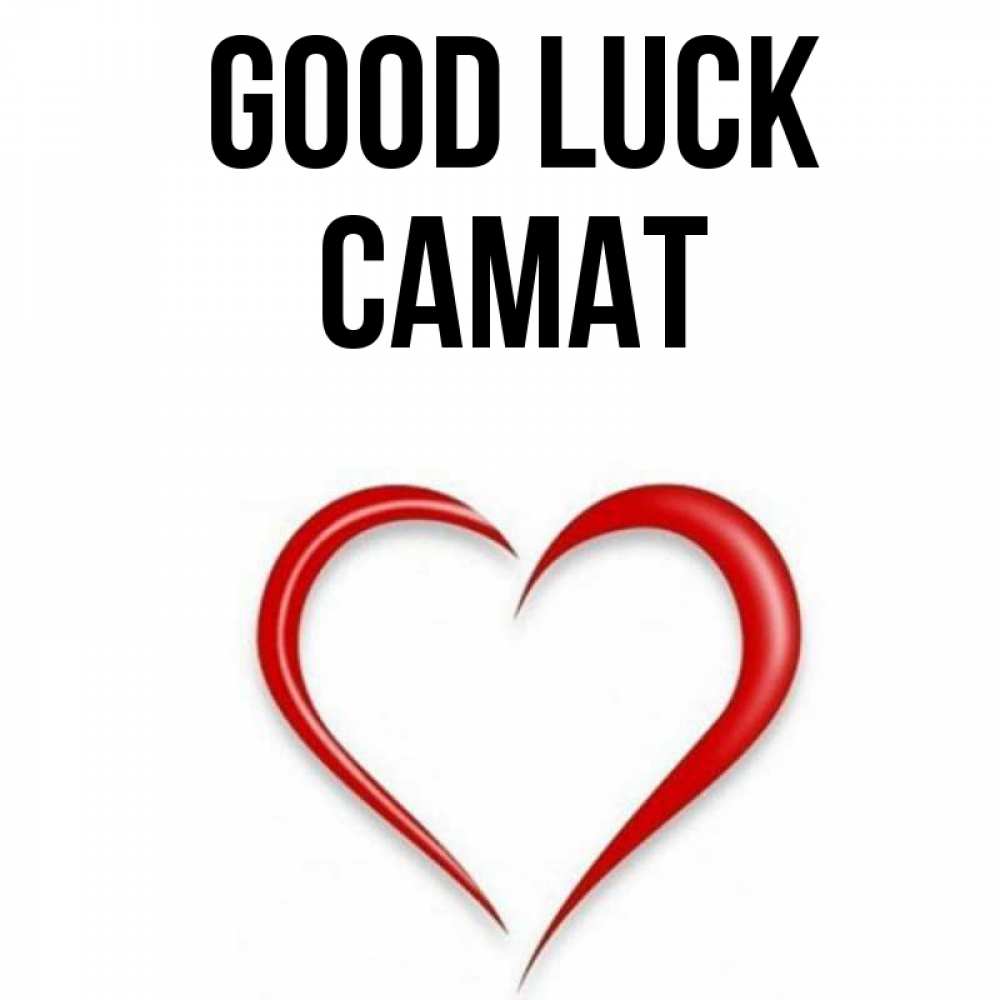 Greetings card с именем, САМАТ Good luck для удачливых людей Greetings with text for free download 