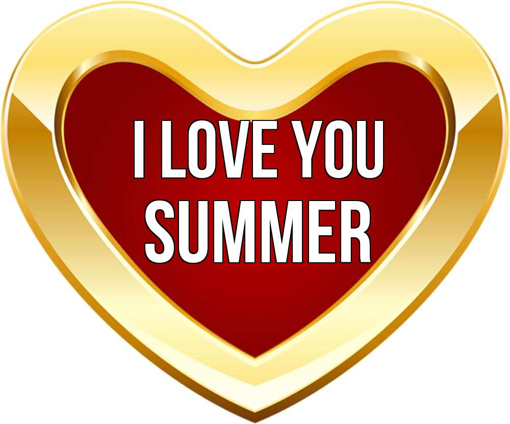 Greetings card с именем, Summer I love you из краски Greetings with text for free download 