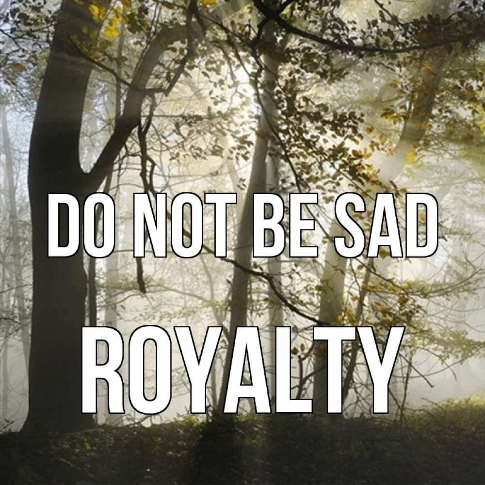 Greetings card с именем, Royalty Do not be sad лес и свет Greetings with text for free download 