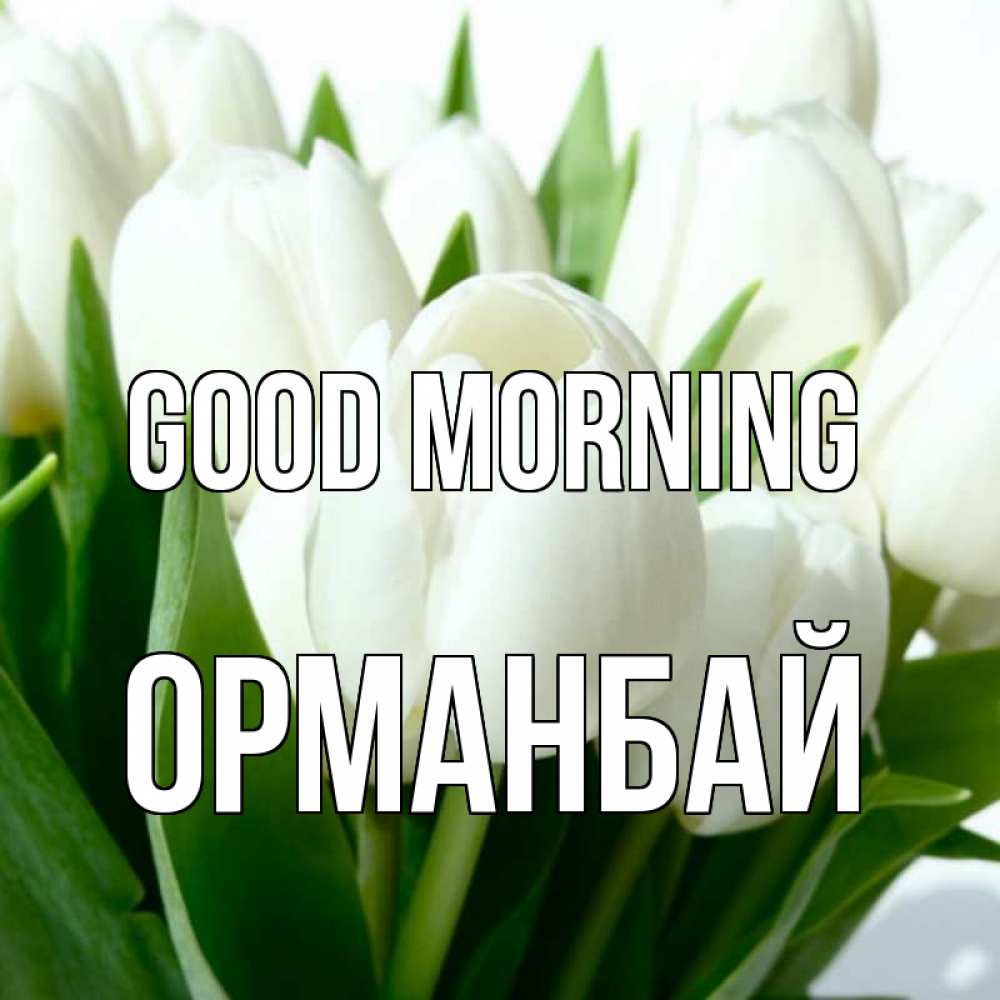 Greetings card с именем, ОРМАНБАЙ Good morning открытки на каждый день по именам Greetings with text for free download 