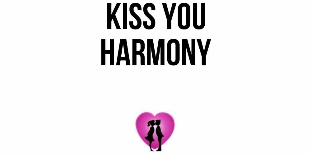 Greetings card с именем, Harmony Kiss you поцелуй Greetings with text for free download 