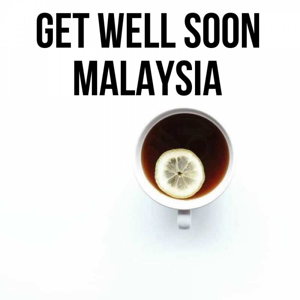 Greetings card с именем, Malaysia Get well soon простая открытка Greetings with text for free download 