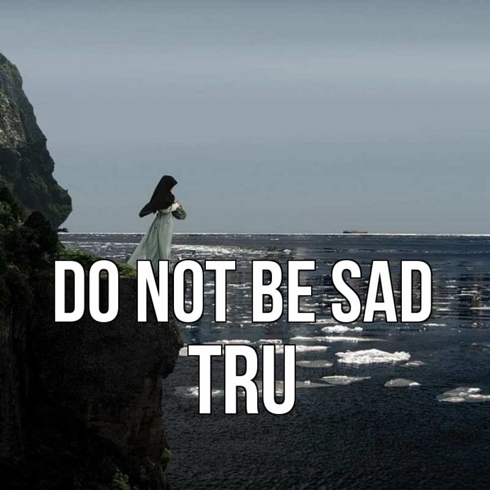 Greetings card с именем, Tru Do not be sad весна лед тает Greetings with text for free download 