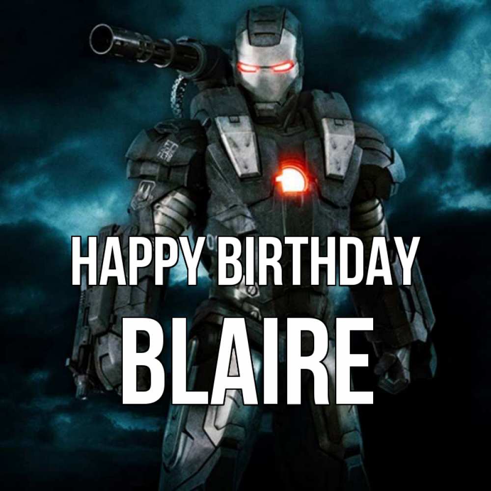 Greetings card с именем, Blaire Happy Birthday марвел супергерой в новом костюме Greetings with text for free download 